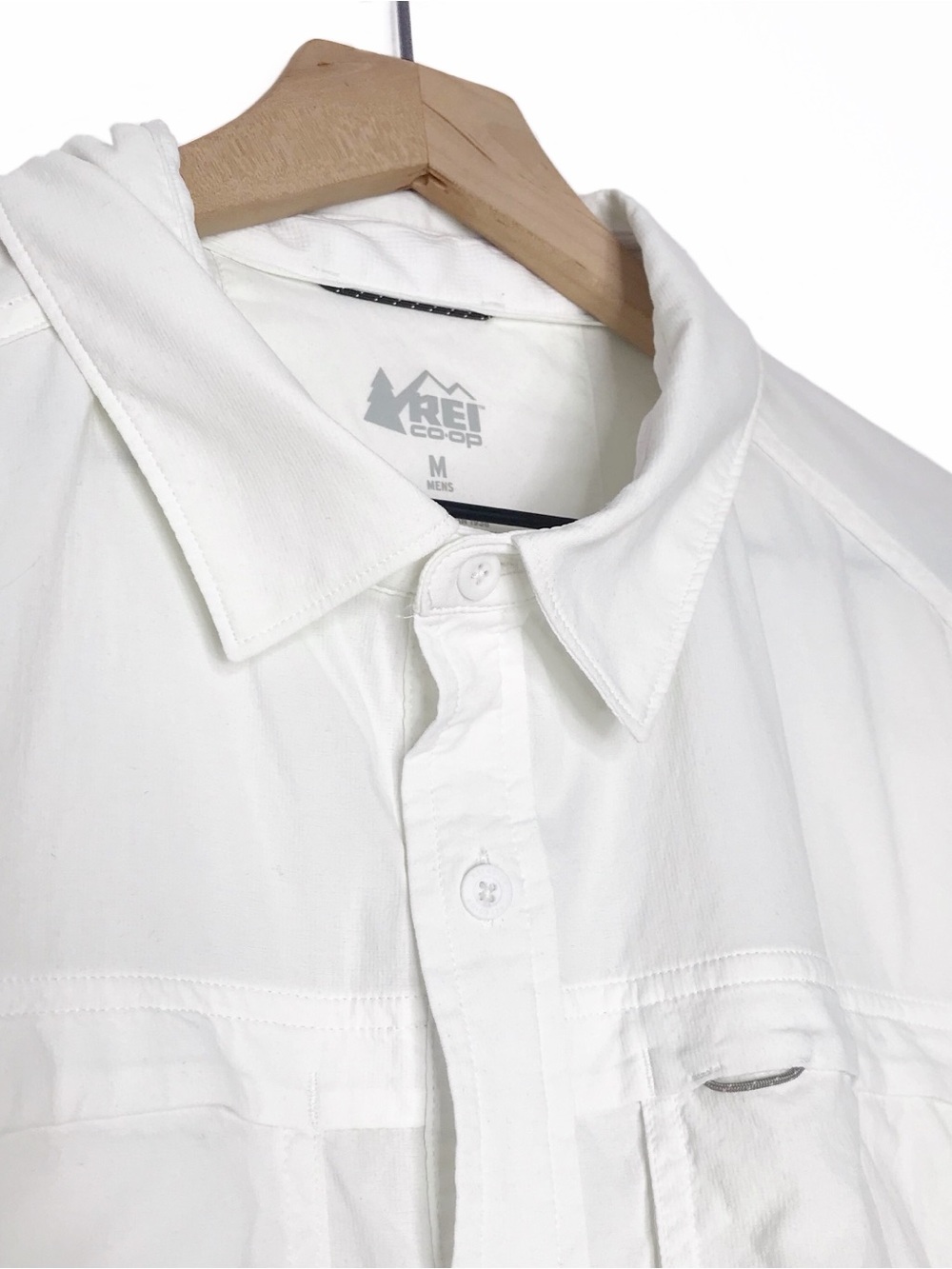REI Sahara White Long Sleeve Hiking Shirt M - Picture 3 of 12